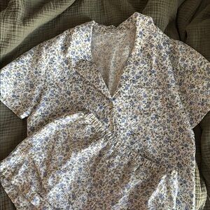 Reformation Floral Linen Set